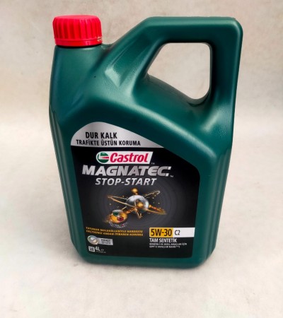 Castrol magnatec Start -Stop 5W30 C2 4 LT Partiküllü dizel ve benzinli motor yağı 
