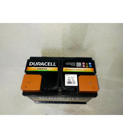 72Ah 12V Duracell akü Standart 