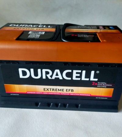 Duracell EFB Start-Stop  75Ah Akü