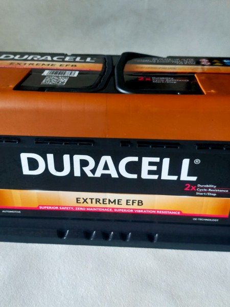 Duracell EFB Start-Stop  75Ah Akü