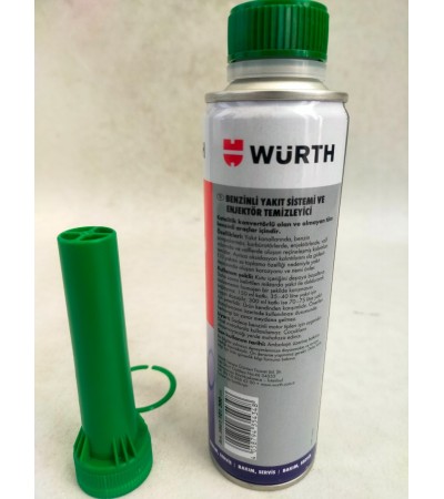 Würth Benzinli Yakıt sistem ve Enjektör Temizleyici 300ml